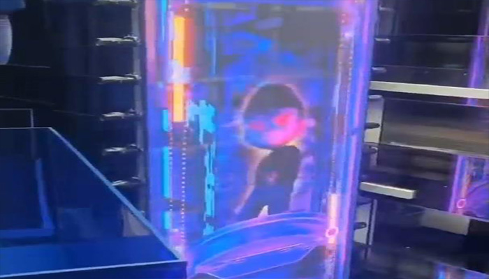 福田某商場(chǎng)透明屏地磚屏案例