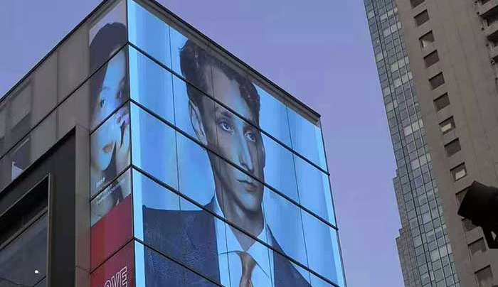 長(zhǎng)沙國(guó)金中心（吸金）LED透明屏項(xiàng)目