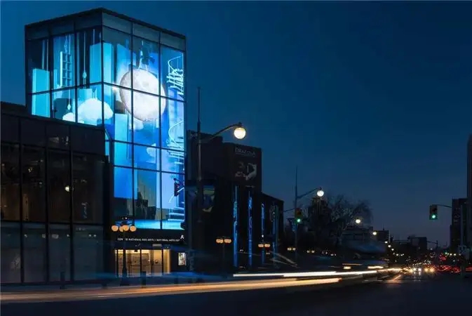 LED透明屏一半正常一半黑屏怎么辦？