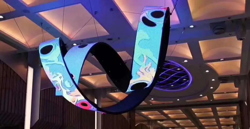 淺談柔性LED透明顯示屏