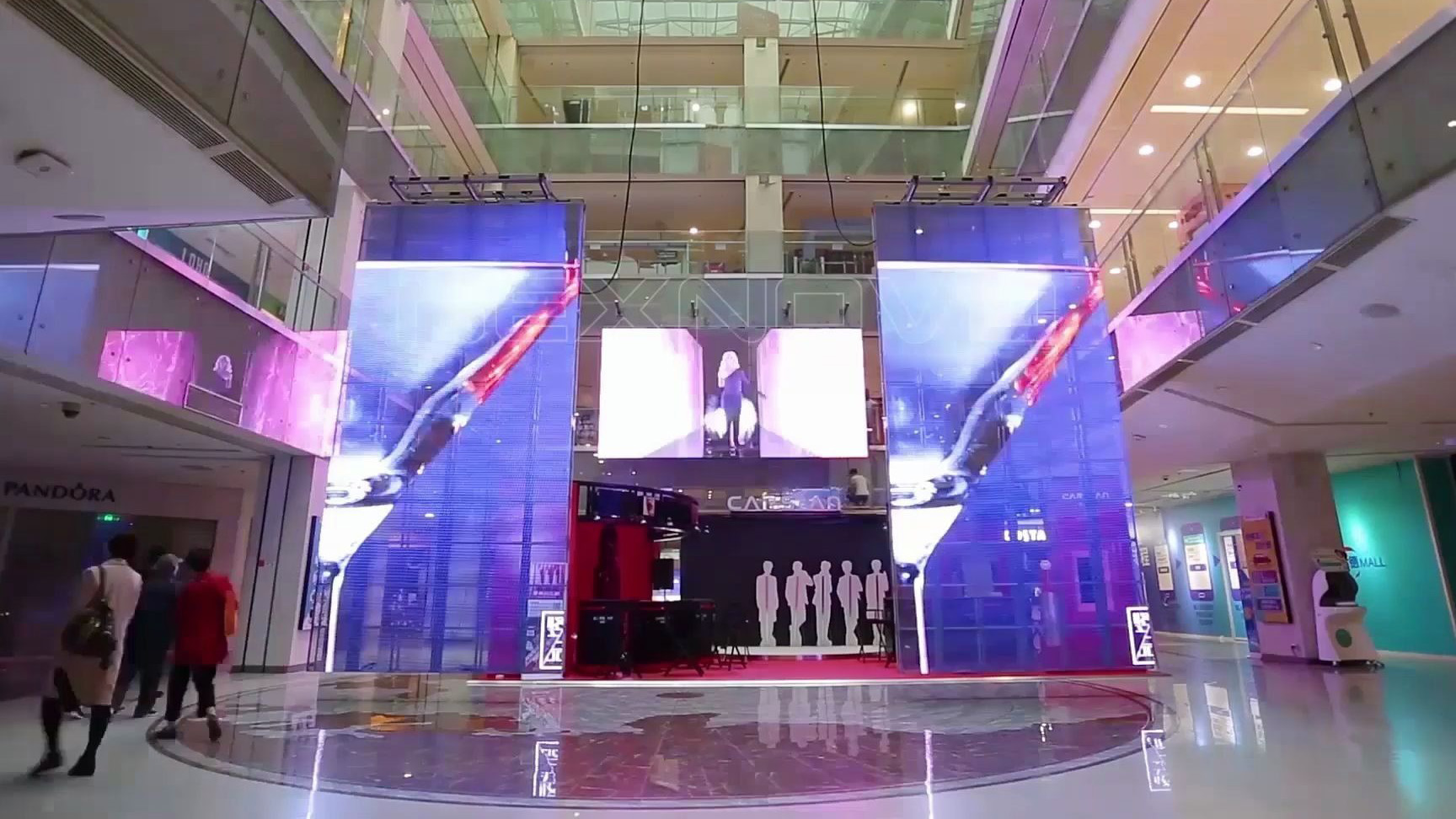 不同亮度擋位的透明屏分別適用于哪些場景？