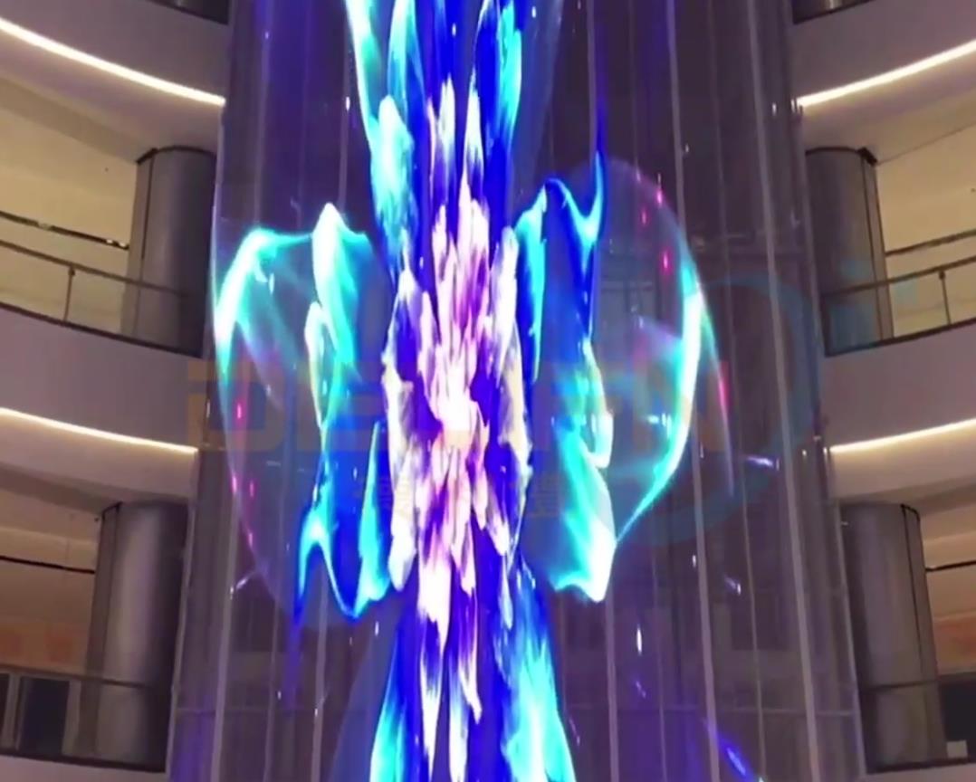 德利僼江蘇蘇州太湖中心MALL中庭透明屏項(xiàng)目