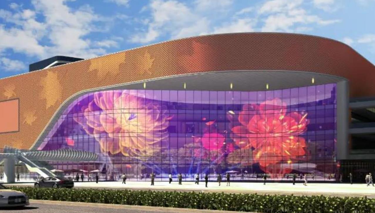 玻璃幕墻亮化用LED貼膜屏怎么樣？