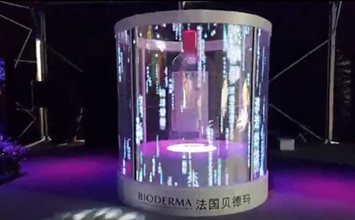 led格柵透明屏案例單品展示