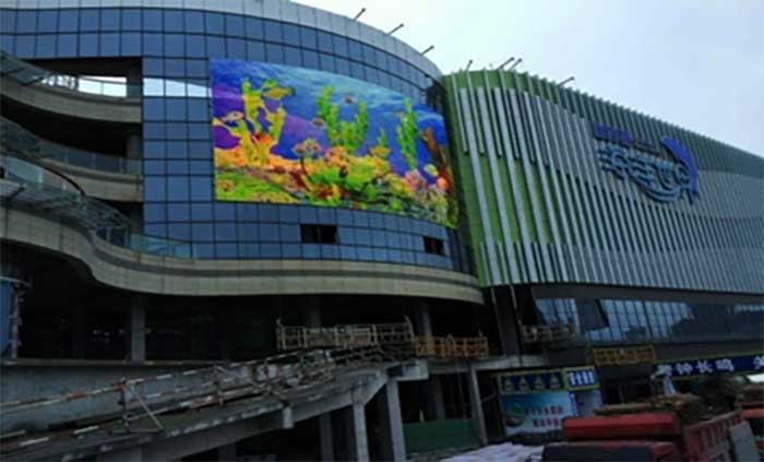 遵義奧特萊斯海洋館CP15顯示屏144平米