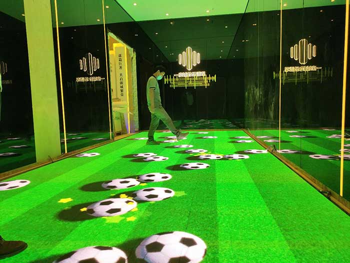 led地磚屏足球場案例