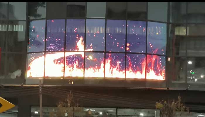 廣州羊城秀藝術(shù)商業(yè)中心LED透明屏項(xiàng)目